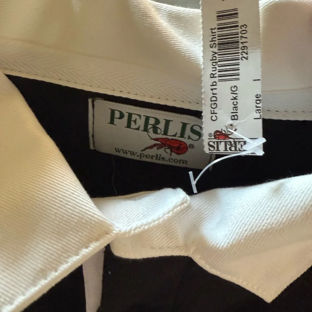 Perlis Black and Gold Saints Rugby Shirt - Picture 3 of 3